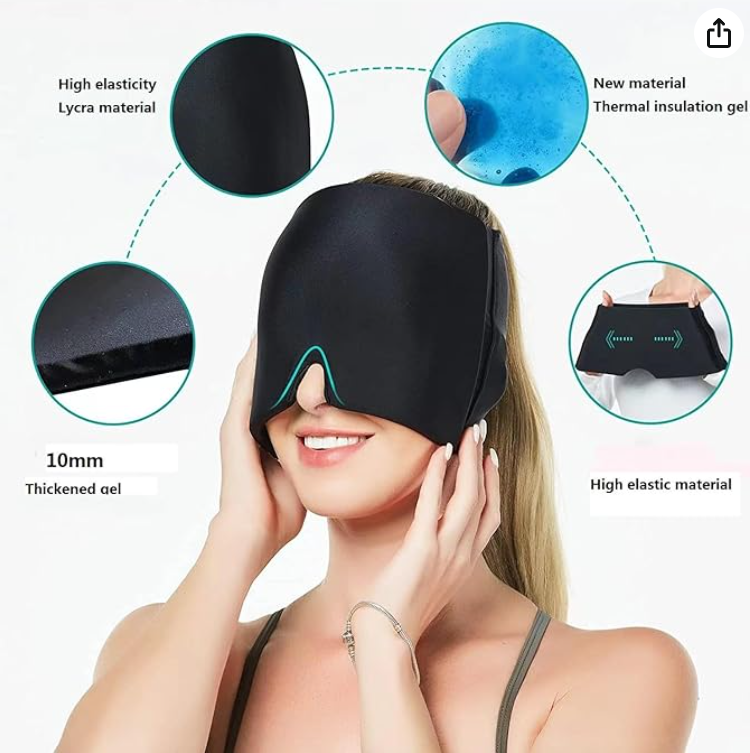 MIGRAÑA Gorro Gel Alivia Dolor Migrana