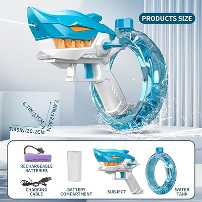 Pistola Agua Eléctrica de Tiburón