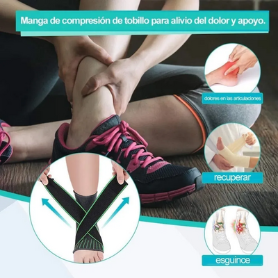 Tobillera De Compresión Ajustable Venda