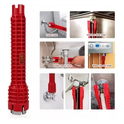 Llave de Tubo Multiuso 8 en 1