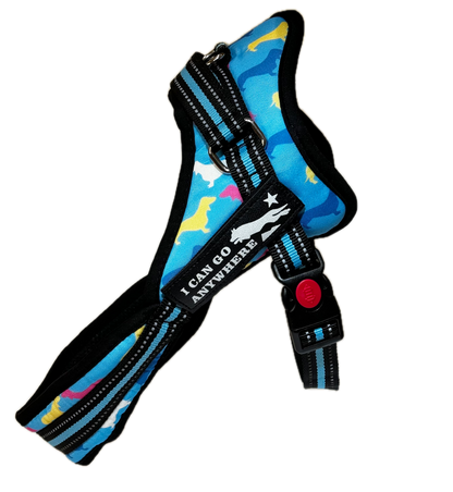 Arnés para Mascota Celeste Tórax 63-85 cm