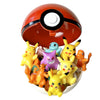 Pokebola grande + 10 figuras Pokemon QDS by Importadora Elizalde SpA