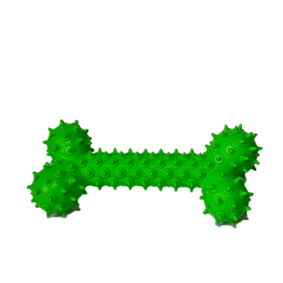 Juguete de goma para perros pequeños - Verde QDS by Importadora Elizalde SpA