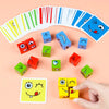 Juego Cubos de Expresiones de Madera QDS by Importadora Elizalde SpA