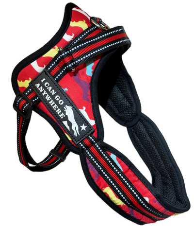 Arnés para Mascota Rojo Tórax 58-76 cm QDS by Importadora Elizalde SpA