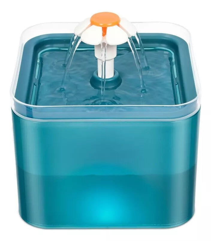 Bebedero Eléctrico Para Perros y Gatos 2 L - Turquesa QDS by Importadora Elizalde SpA