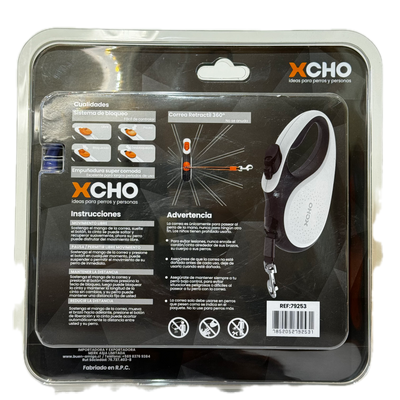 Correa Retráctil para Mascotas Rojo 5 M QDS by Importadora Elizalde SpA