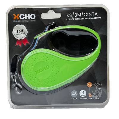 Correa Retractil para Mascotas Verde 3 M QDS by Importadora Elizalde SpA