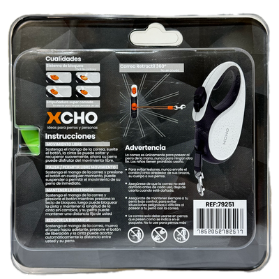 Correa Retractil para Mascotas Verde 3 M QDS by Importadora Elizalde SpA