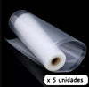 Pack rollo bolsas selladora - 5 rollos de 5 metros QDS by Importadora Elizalde SpA