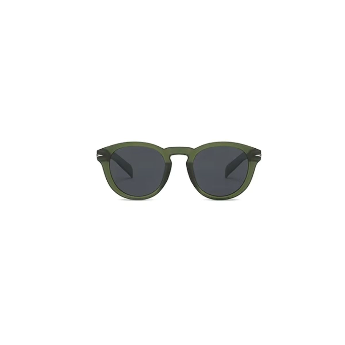 Lente de Sol Unisex Redondo Verde musgo