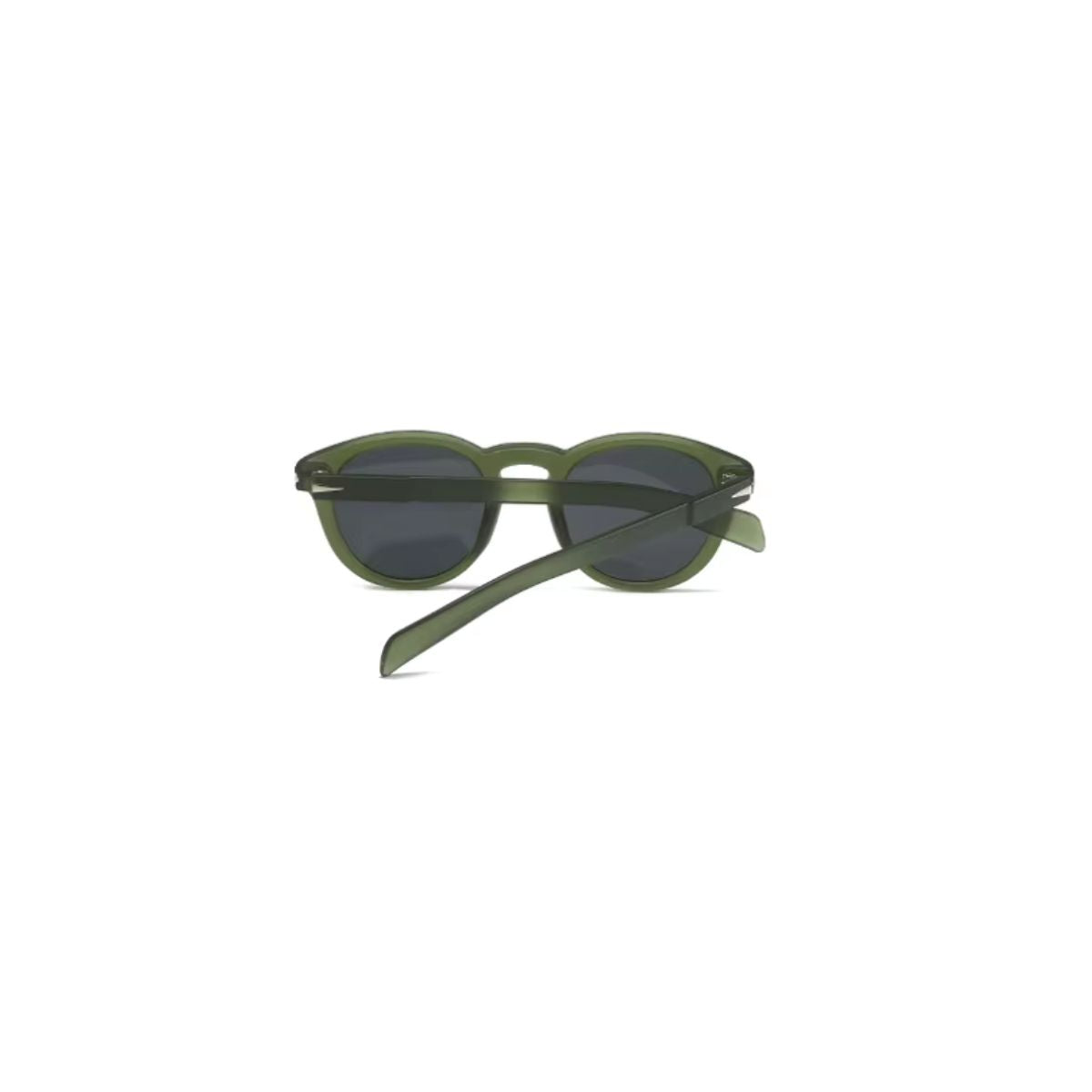 Lente de Sol Unisex Redondo Verde musgo