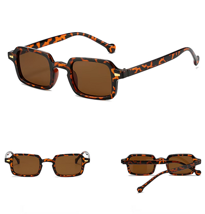 Lente de Sol Mujer Rectangular Café