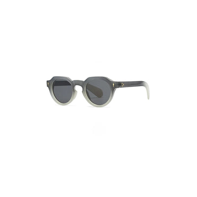 Lente de Sol Mujer Ovalado Gris