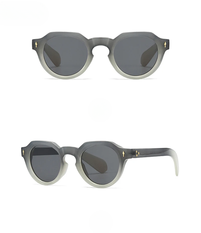 Lente de Sol Mujer Ovalado Gris