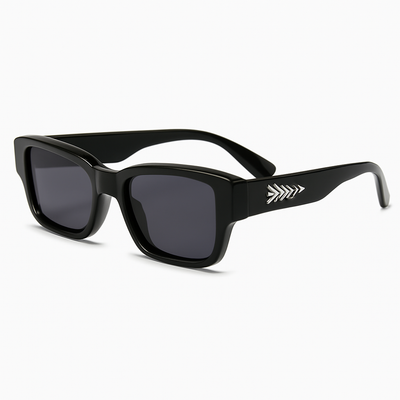 Lente de Sol Mujer Cuadrado Negro