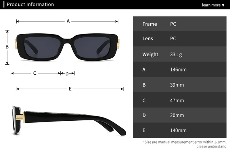 Lentes de Sol Shauna SH406078 Mujer Rectangular Elegante UV400