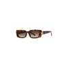 Lente de Sol Mujer Rectangular Leopardo