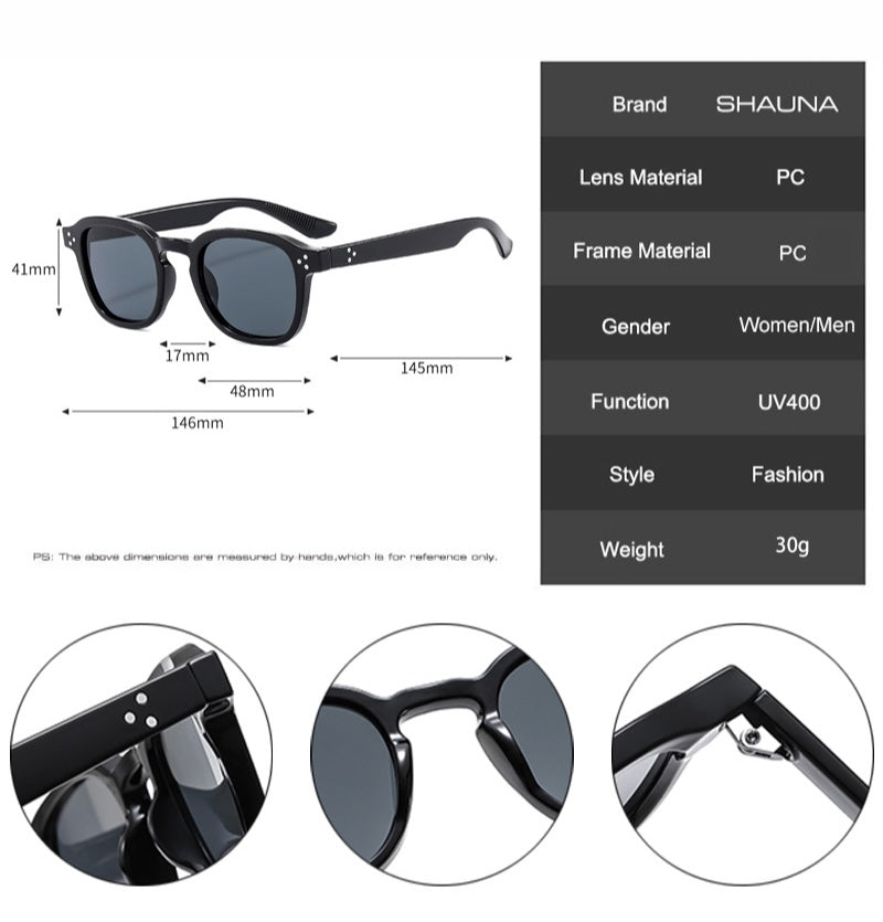 Lentes de Sol Shauna SH407111 Unisex Rectangular Sport UV400