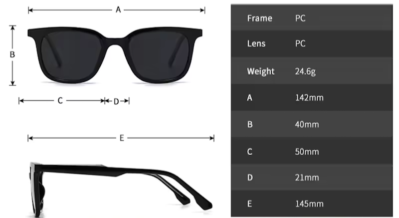 Lentes de Sol Shauna SH409078 Hombre Cuadrado Clásico UV400