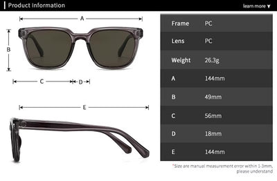 Lentes de Sol Shauna SH509155 Unisex Cuadrado Versátil UV400