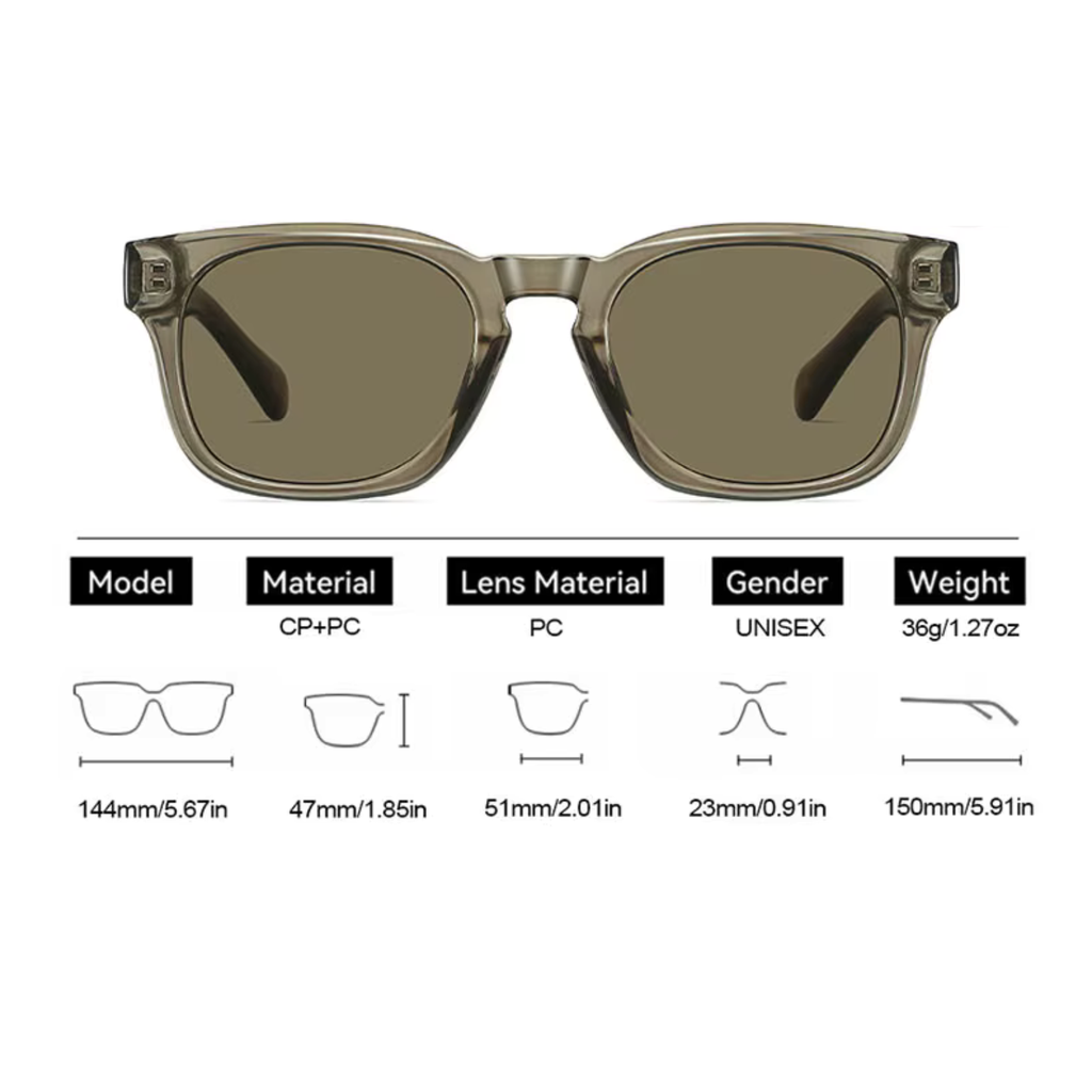 Lentes de Sol Shauna SH51186 Unisex Cuadrados UV400