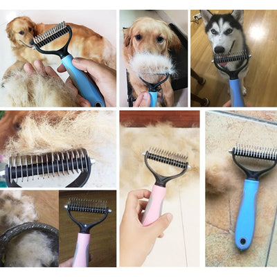 Cepillo antinudos y desenredador para mascotas QDS by Importadora Elizalde SpA