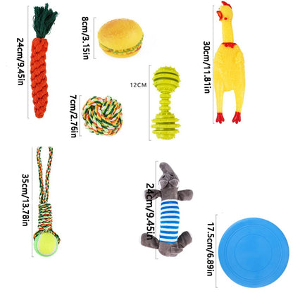Set 10 Juguetes para Mascotas